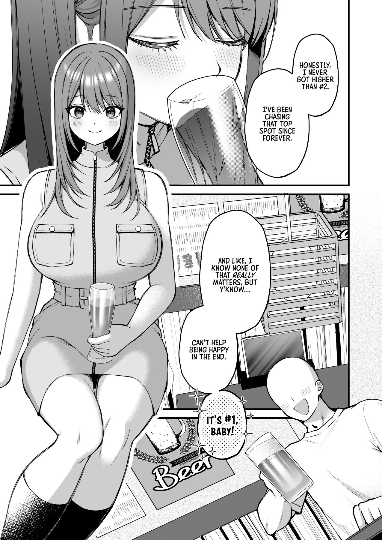 Hentai Manga Comic-An L-Cup College Chick's Porn Escapade with a Behemoth - Paizuri Time-Read-6